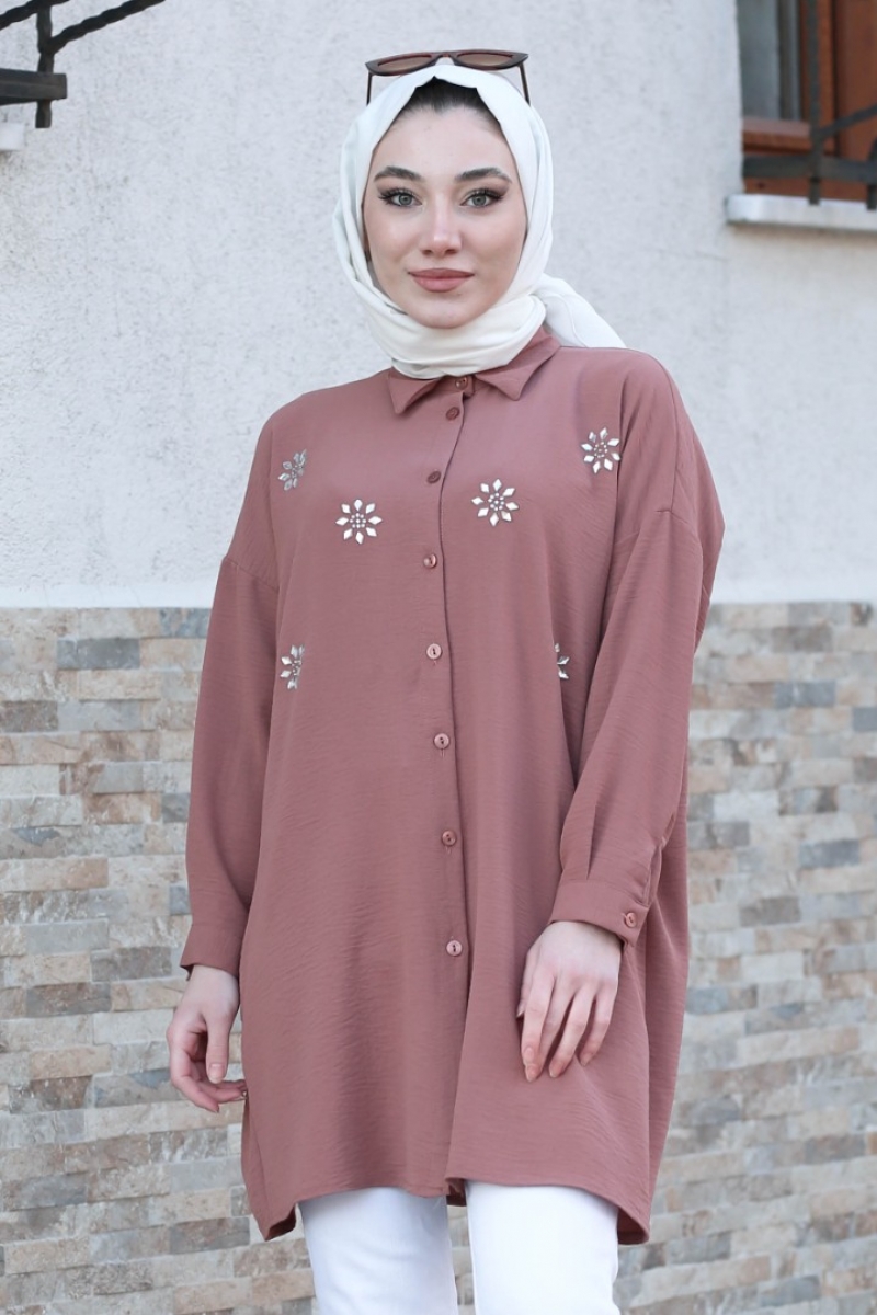 Larina Gül Kurusu Tunik