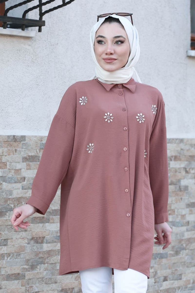 Larina Gül Kurusu Tunik