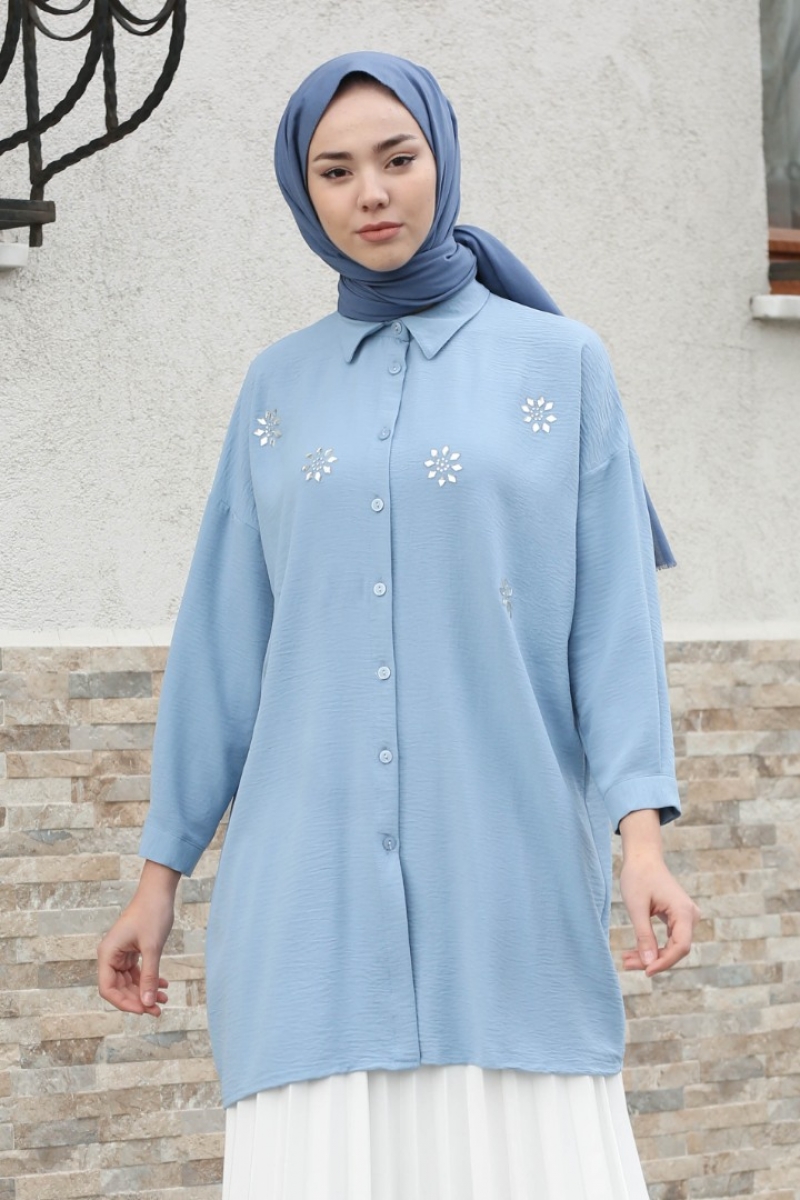 Larina Mavi Tunik