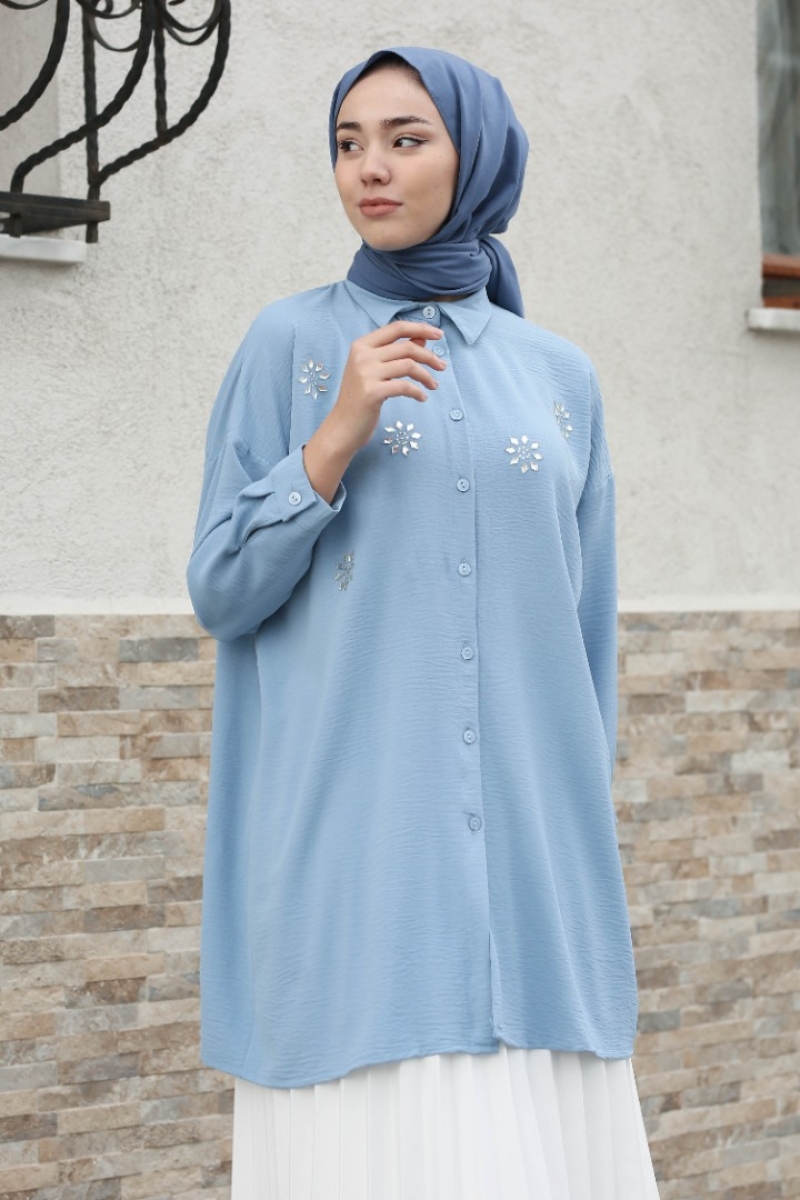 Larina Mavi Tunik