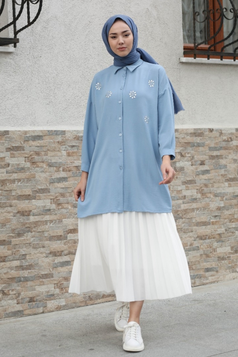 Larina Mavi Tunik