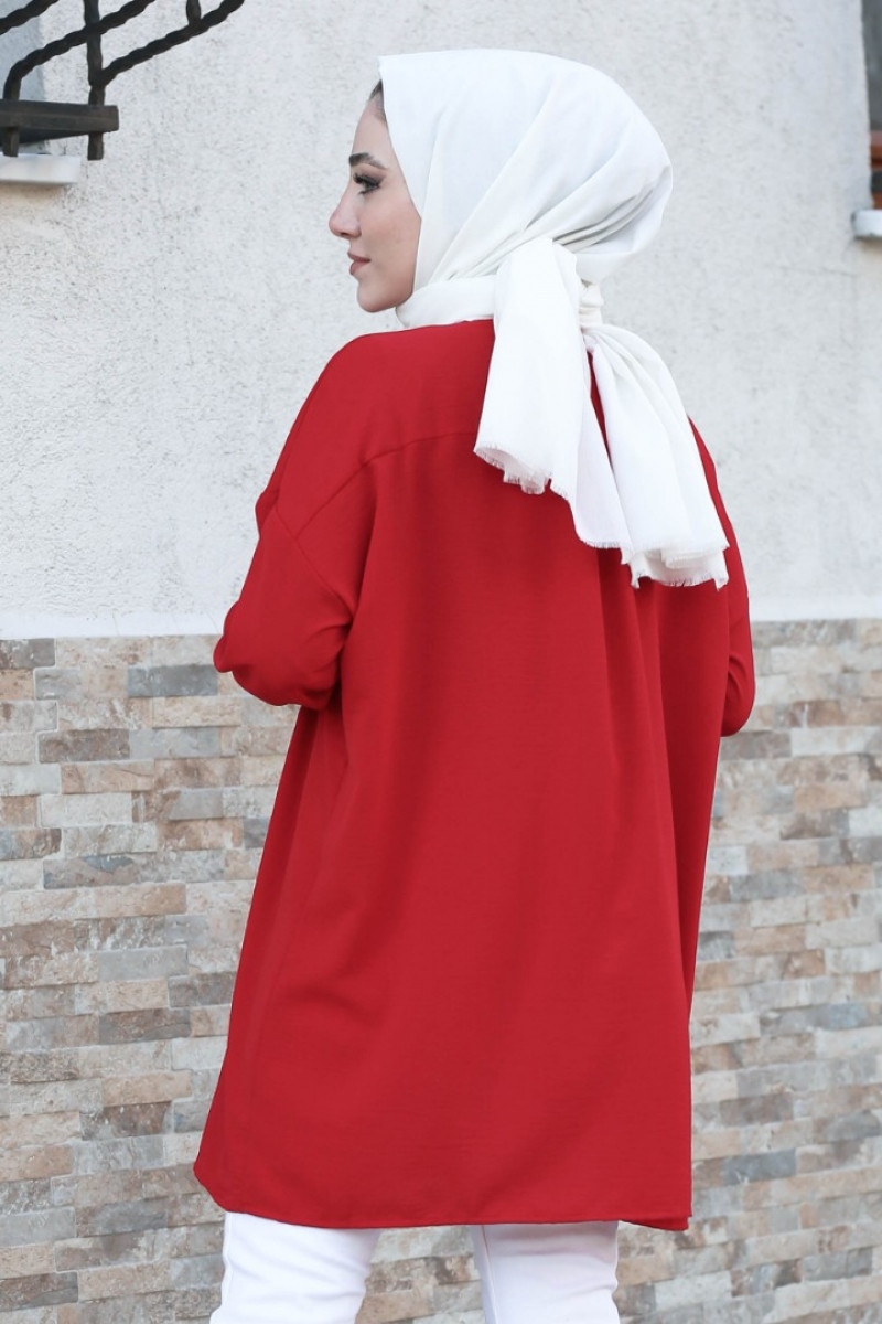 Larina Kırmızı Tunik