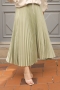 Lariva Mint Yeşili Saten Etek