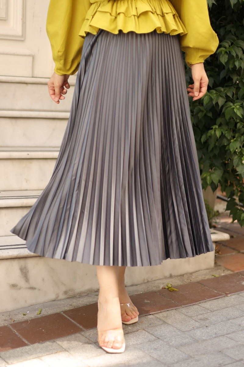 Lariva Antrasit Saten Etek