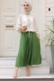Lariva Haki Saten Etek
