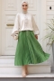 Lariva Haki Saten Etek