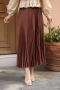 Lariva Kahverengi Saten Etek