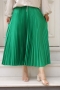 Lariva Yeşil Saten Etek