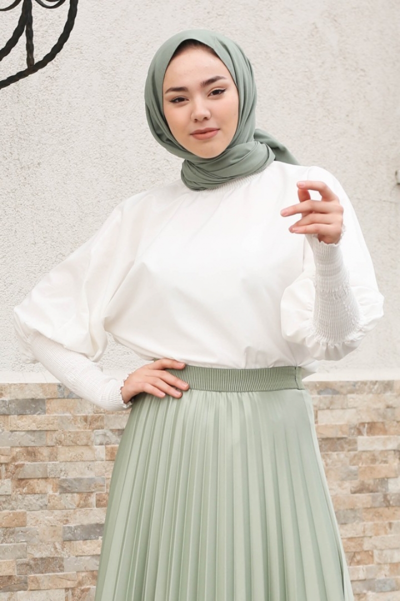 Lavanya Beyaz Gömlek