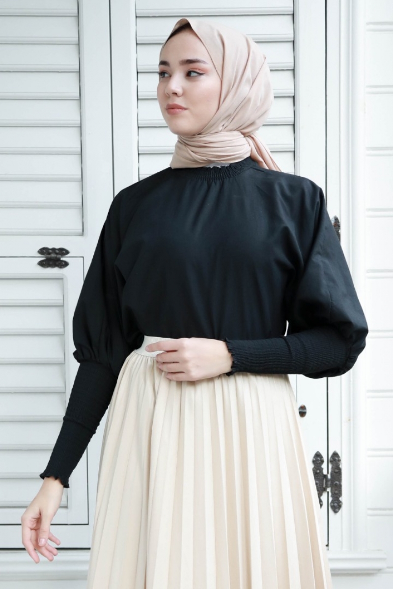 Lavanya Siyah Gömlek