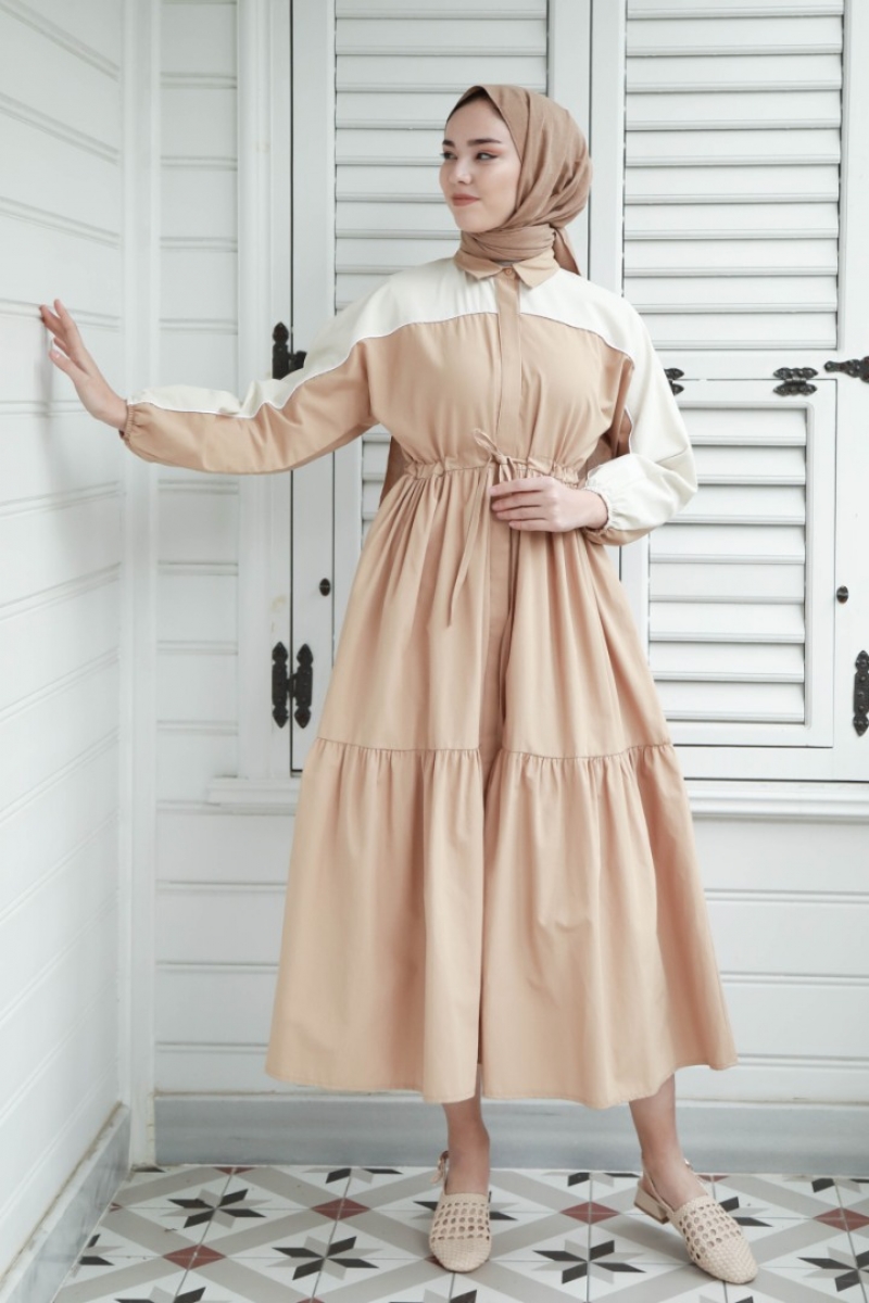 Lavezza Camel Elbise