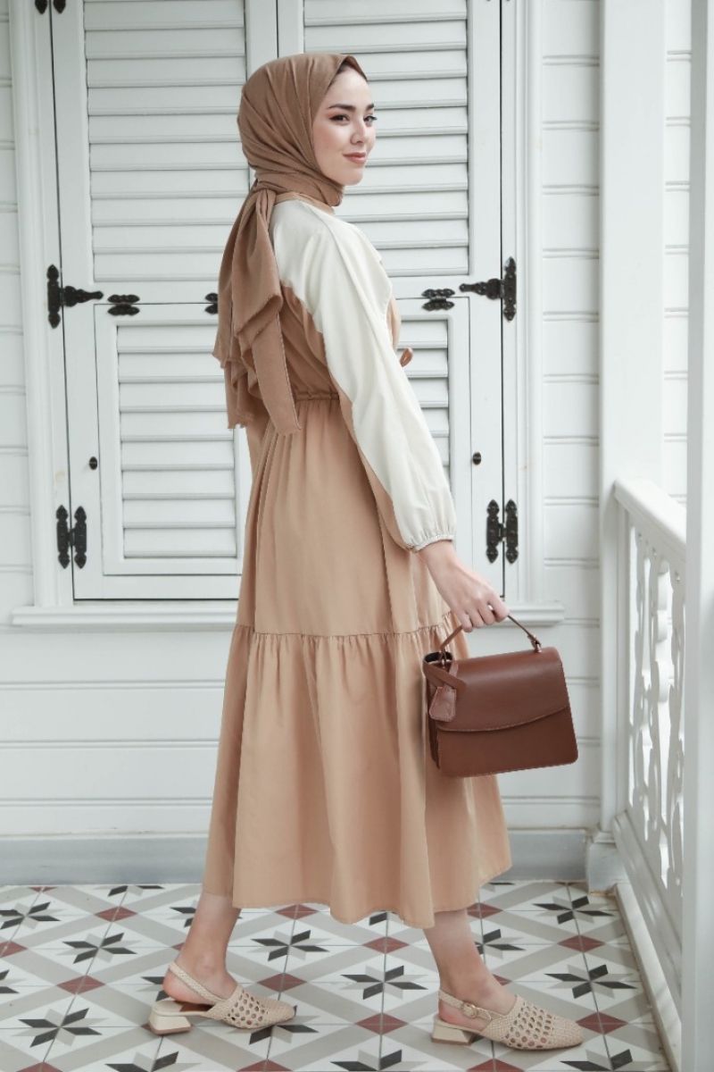 Lavezza Camel Elbise