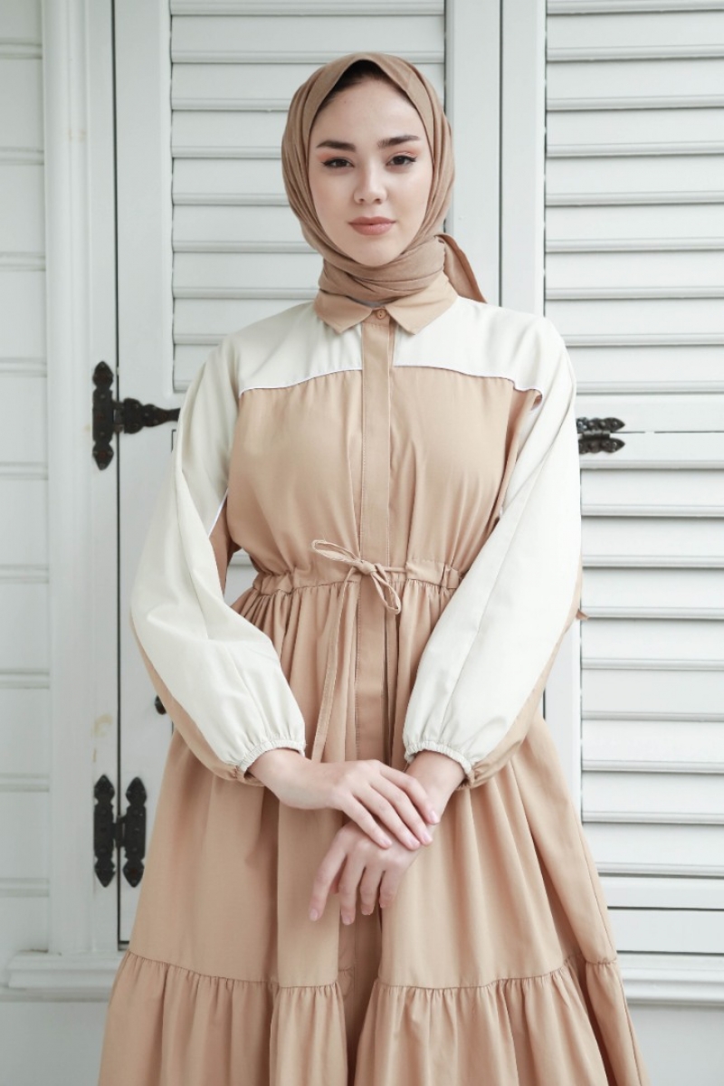 Lavezza Camel Elbise