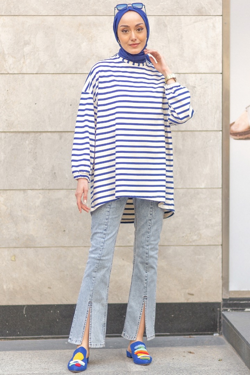 Lenas Saks Mavisi Tunik