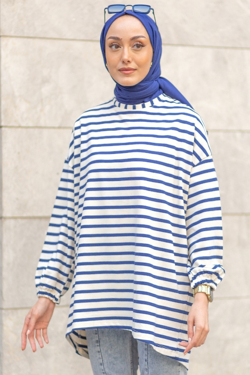 Lenas Saks Mavisi Tunik