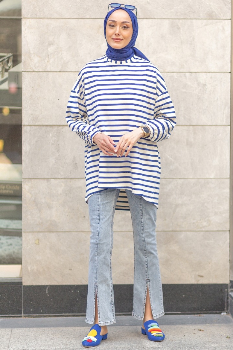 Lenas Saks Mavisi Tunik