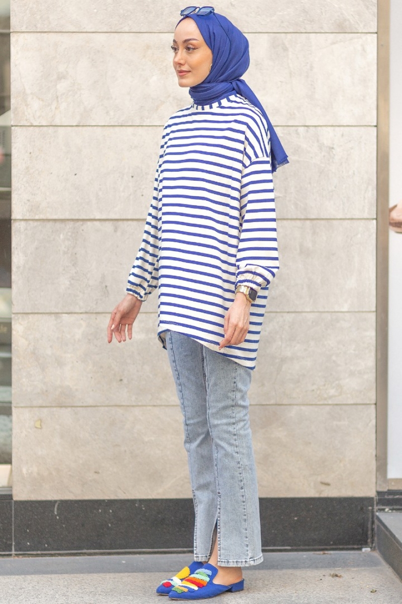 Lenas Saks Mavisi Tunik