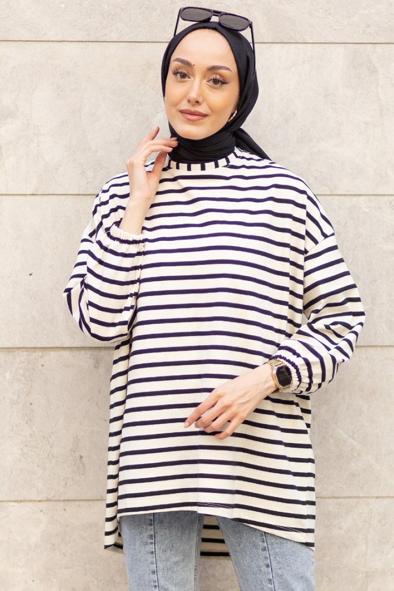 Lenas Siyah Tunik