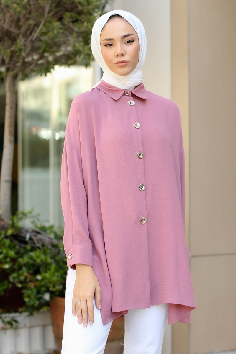 Lenia Gül Pembe Tunik