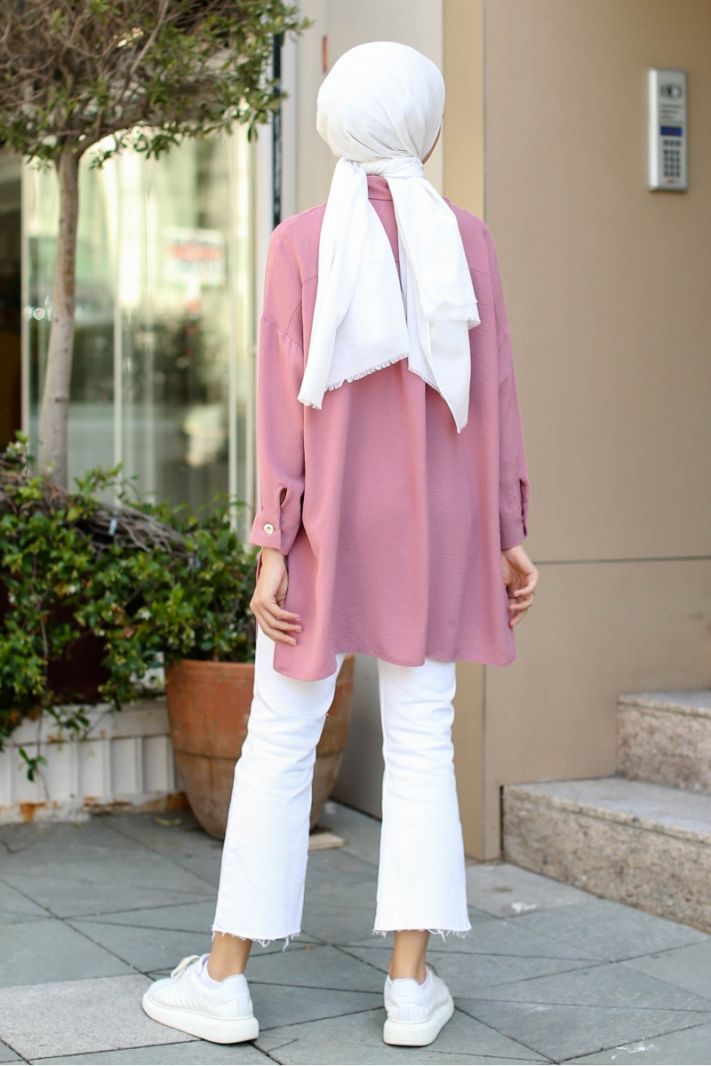 Lenia Gül Pembe Tunik