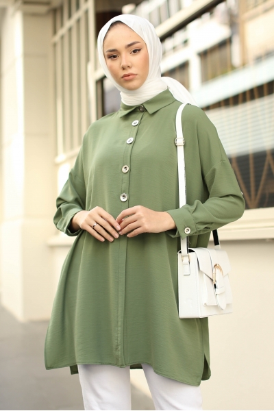 Lenia Açık Yeşil Tunik