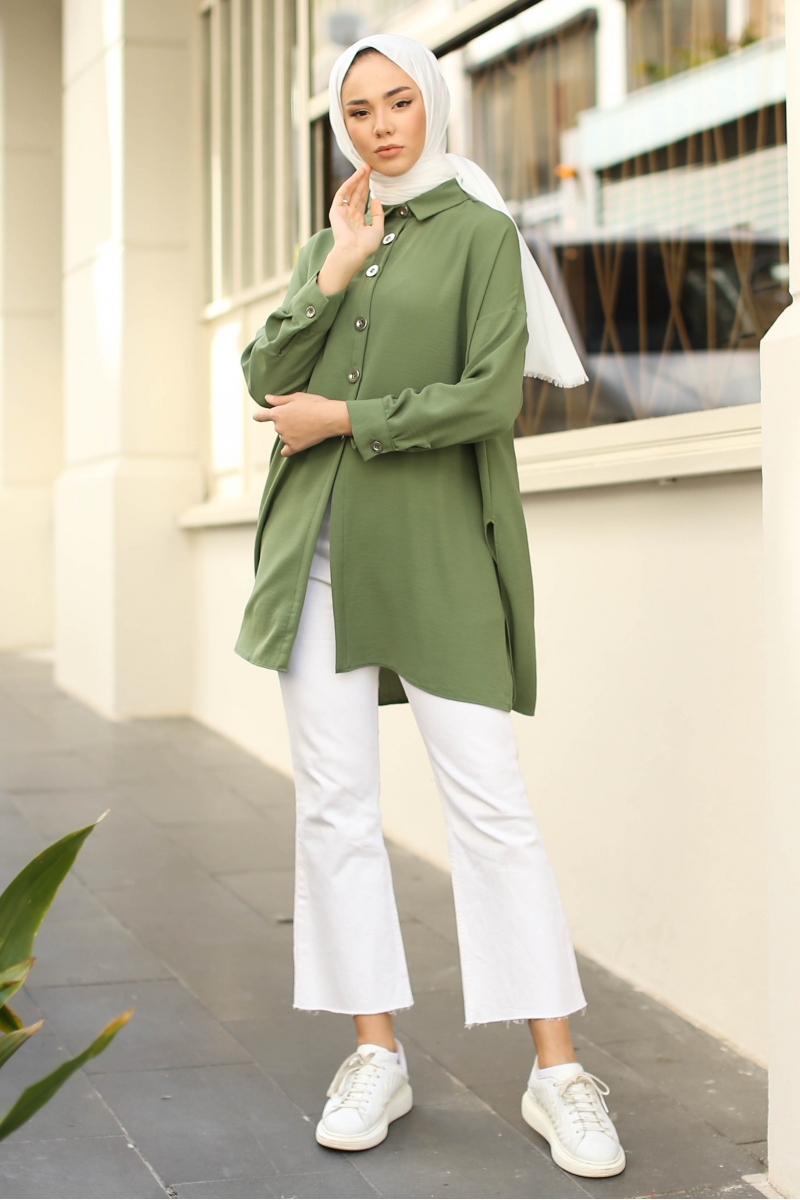 Lenia Açık Yeşil Tunik