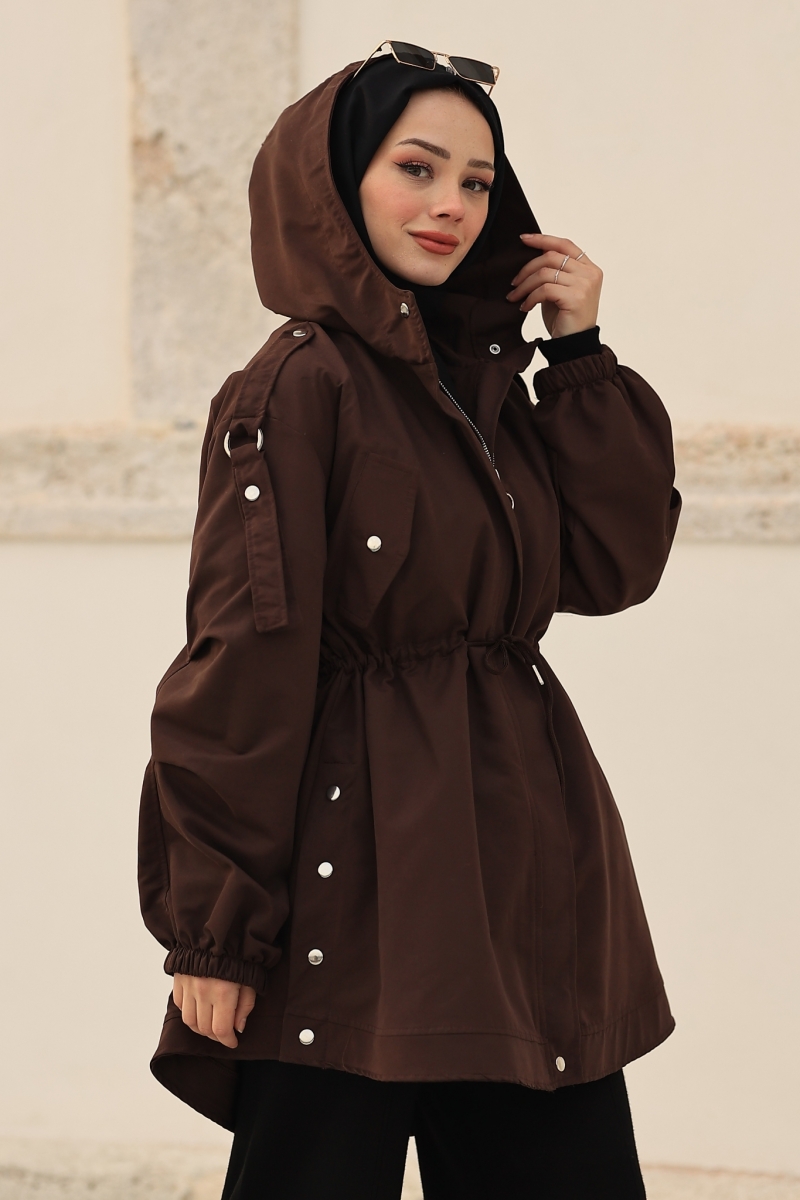 Leofer Kahverengi Kap