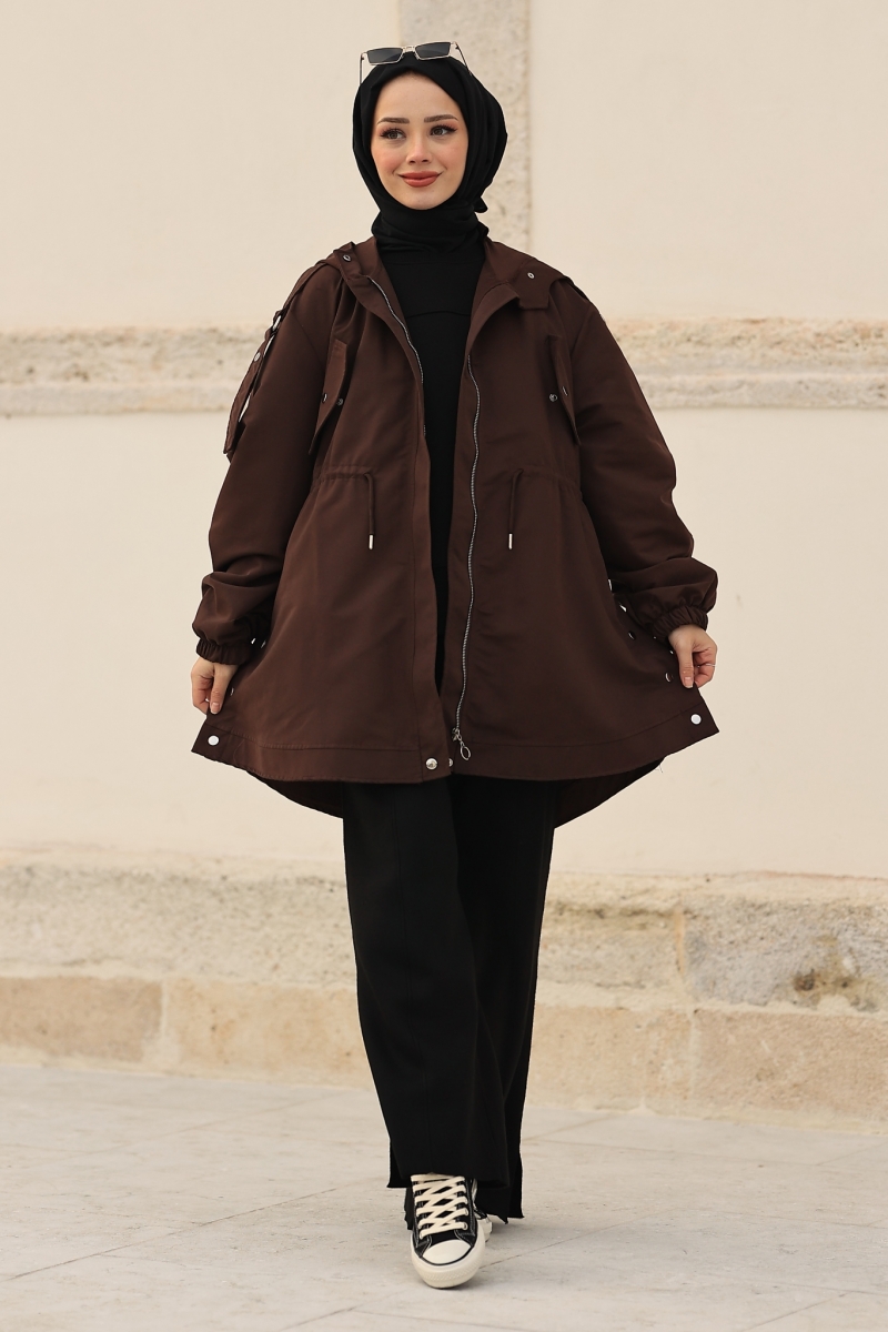 Leofer Kahverengi Kap