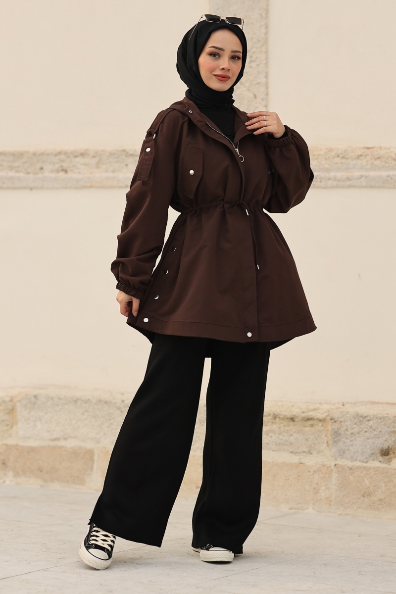 Leofer Kahverengi Kap