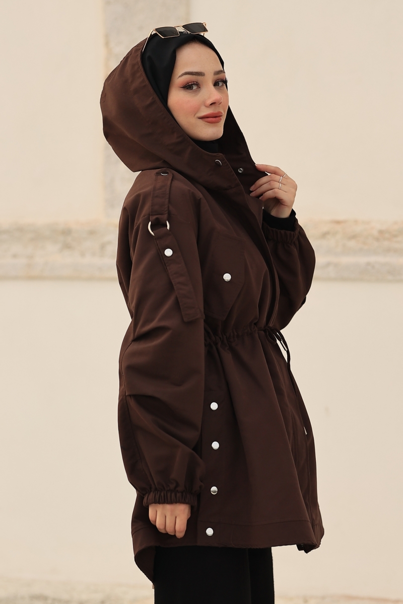 Leofer Kahverengi Kap