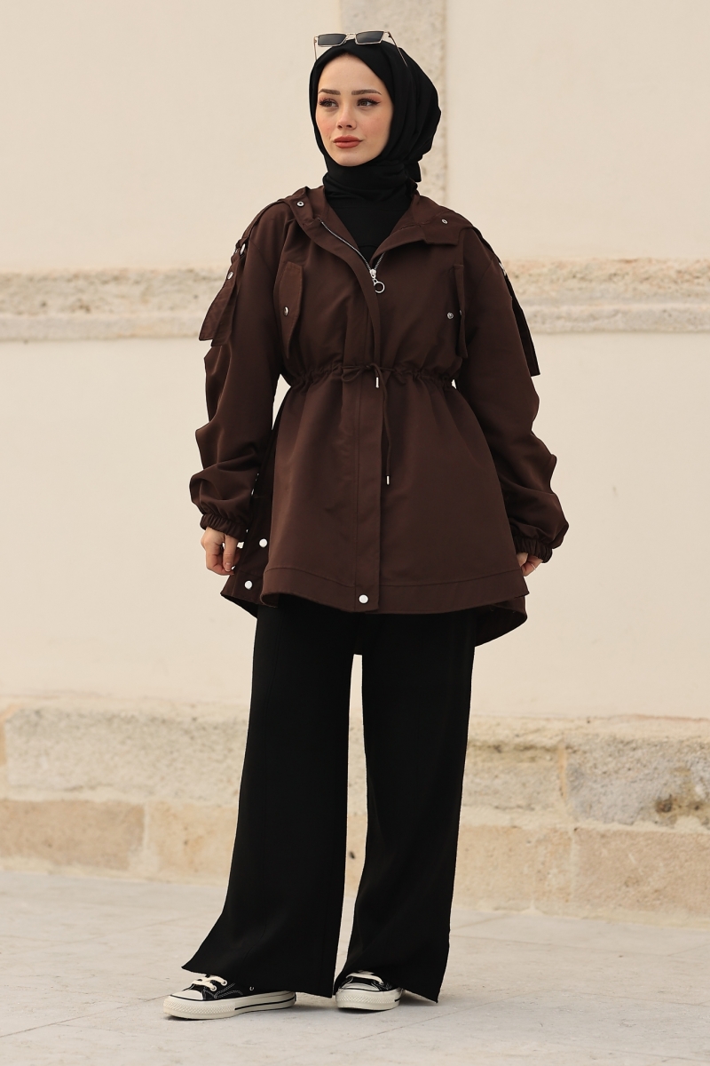 Leofer Kahverengi Kap