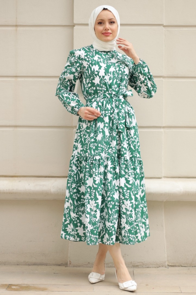 Leona Zümrüt Elbise