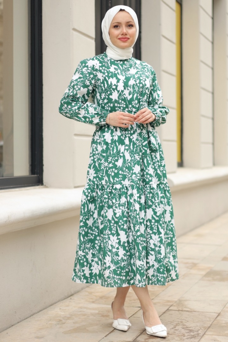 Leona Zümrüt Elbise
