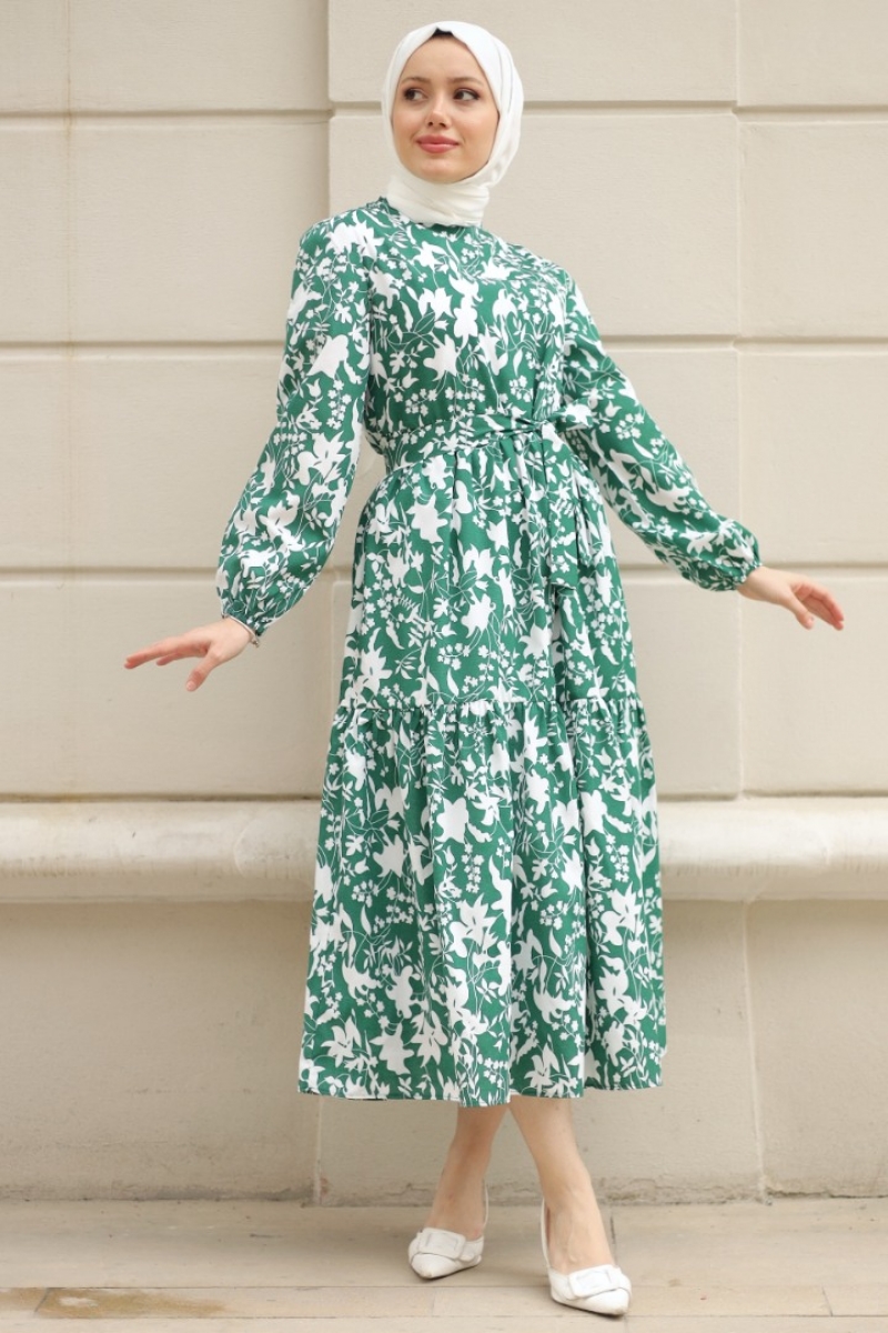 Leona Zümrüt Elbise