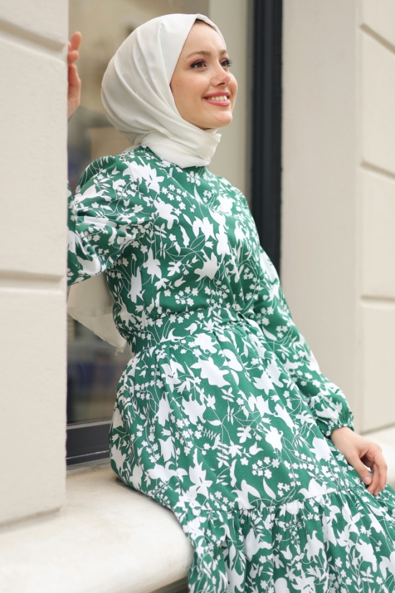 Leona Zümrüt Elbise