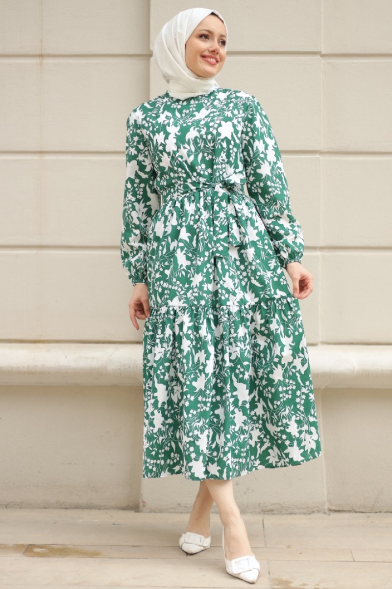 Leona Zümrüt Elbise