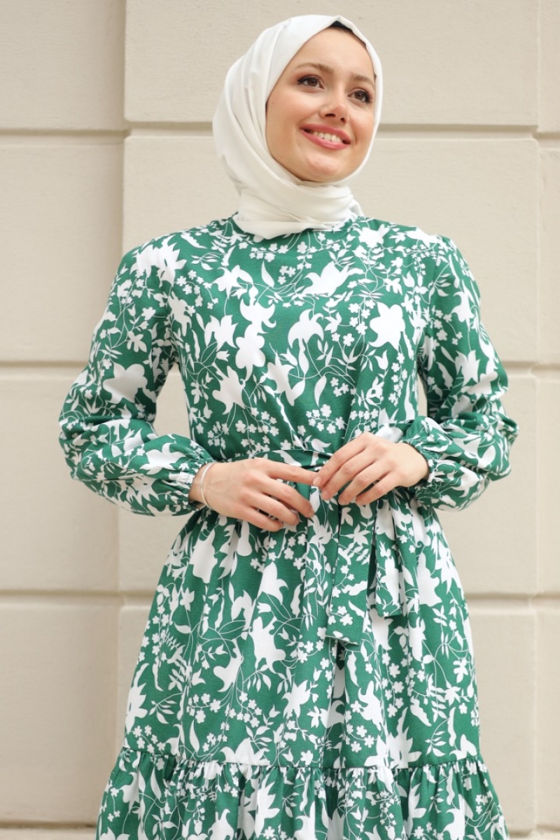 Leona Zümrüt Elbise