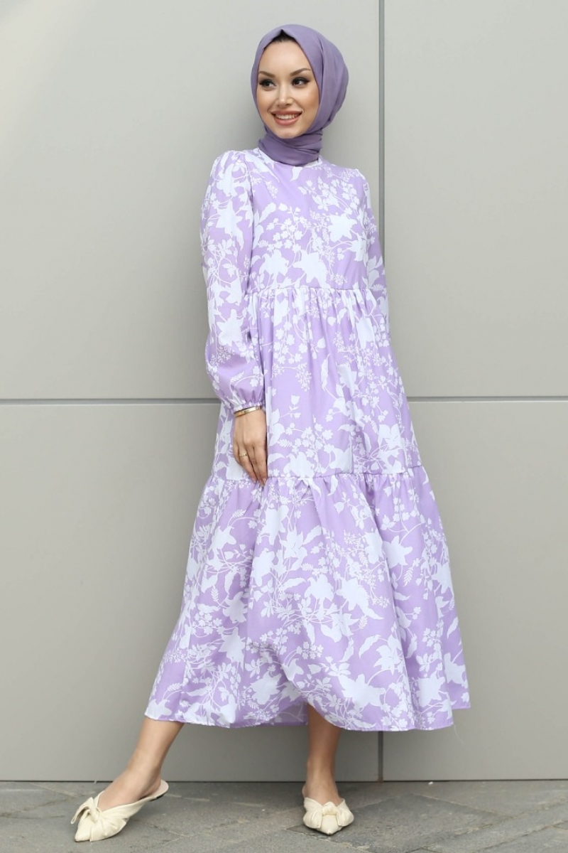 Leona Lila Elbise