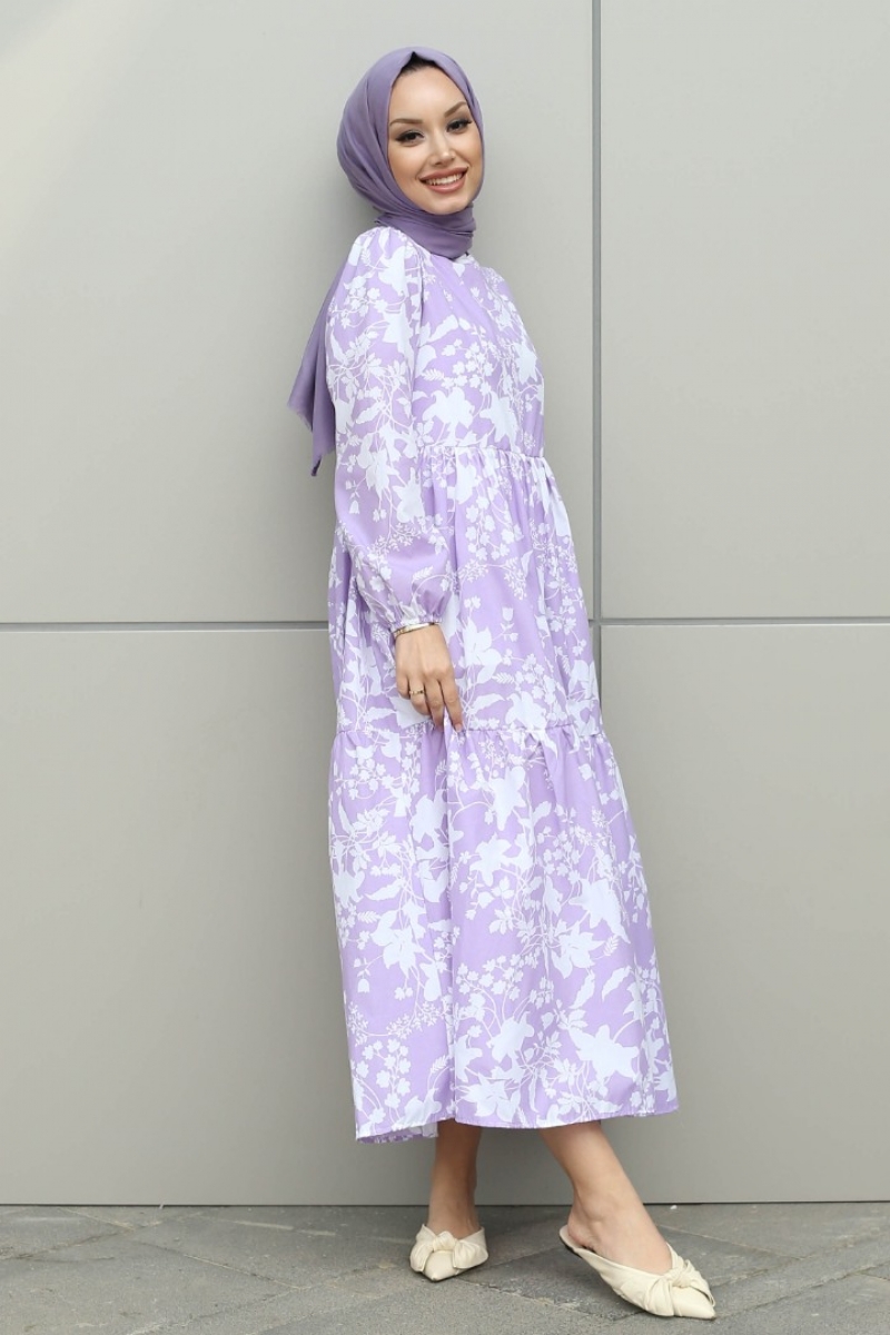 Leona Lila Elbise