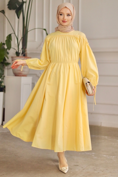 Leong Sarı Elbise