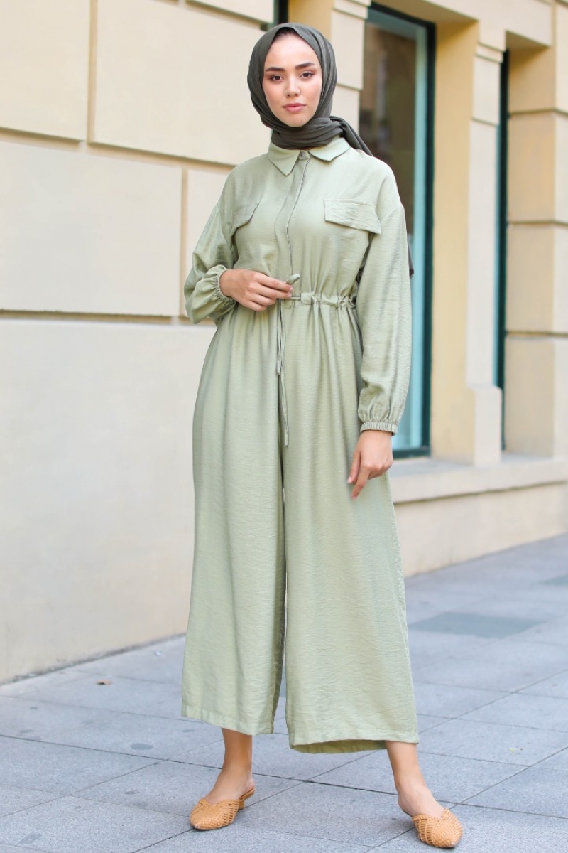 Leroy Mint Yeşili Tulum