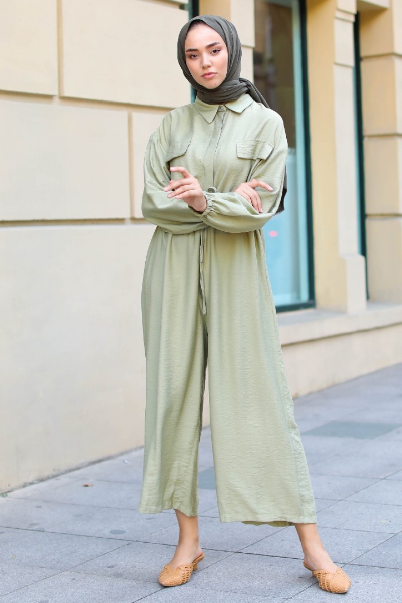 Leroy Mint Yeşili Tulum