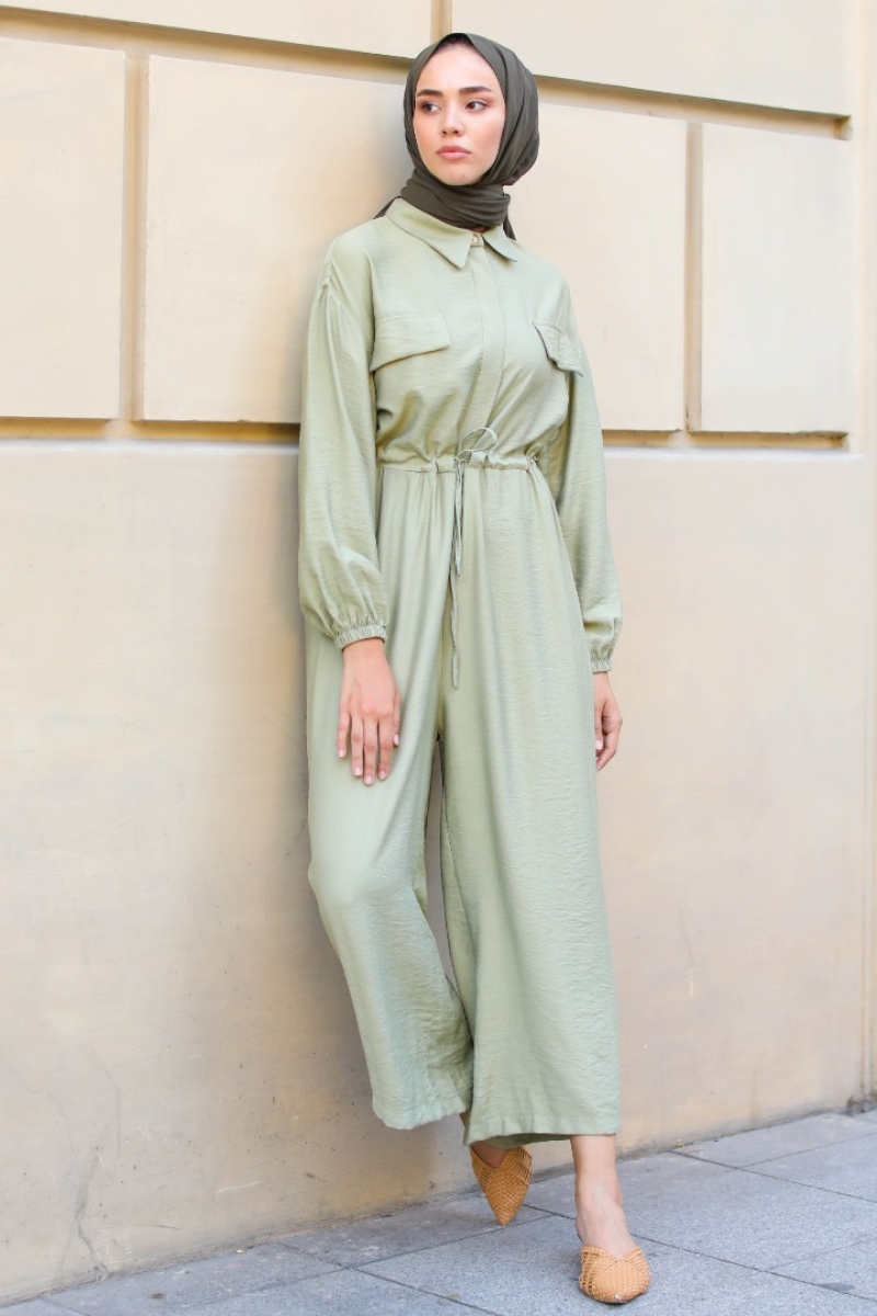 Leroy Mint Yeşili Tulum