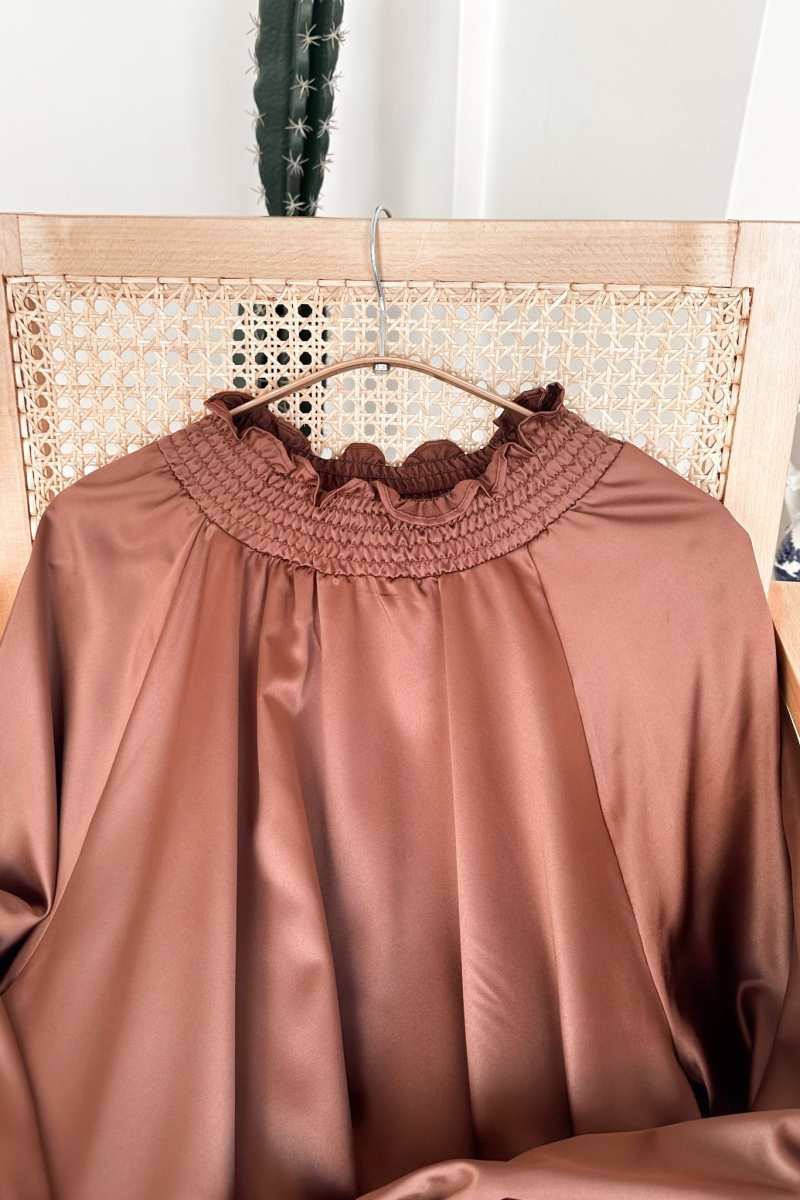 Lesa Kahverengi Tunik