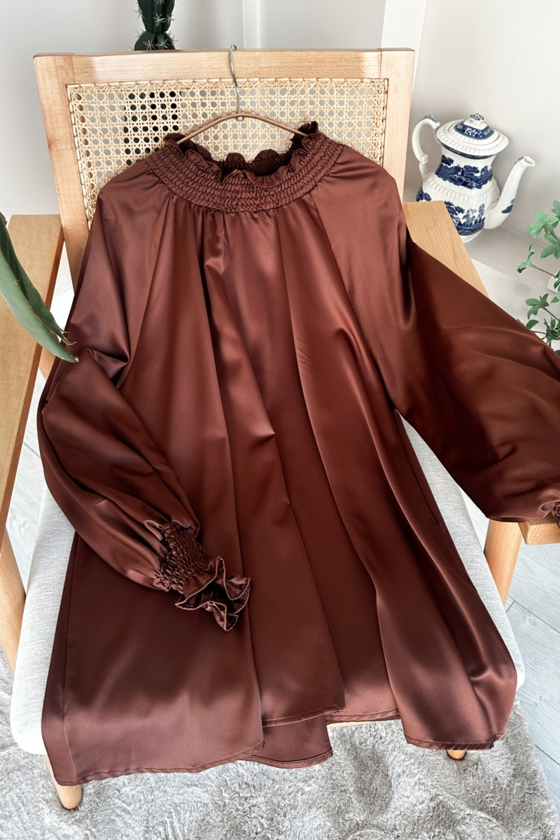 Lesa Kahverengi Tunik