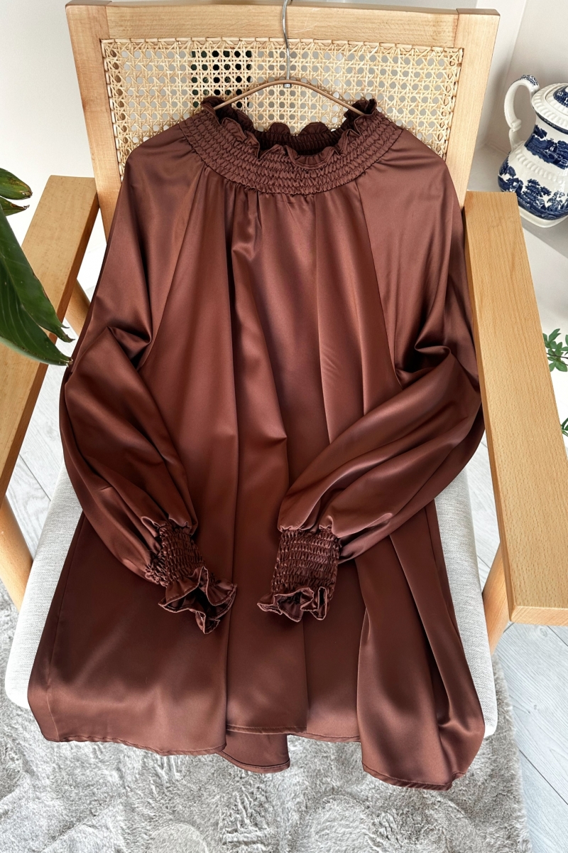 Lesa Kahverengi Tunik