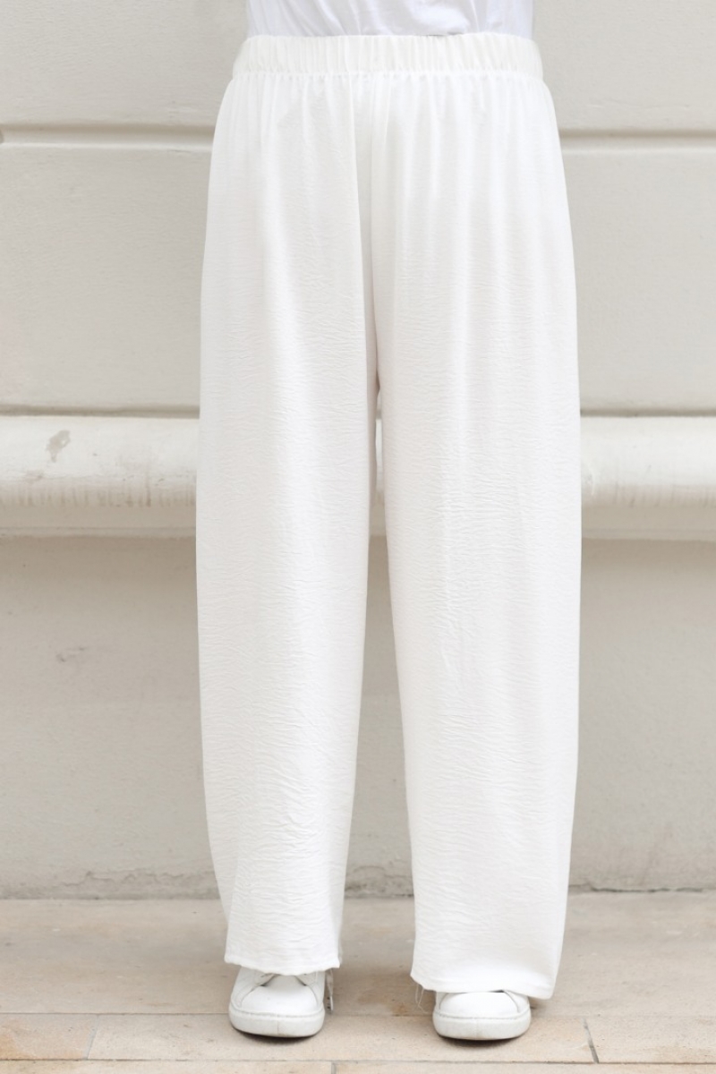 Lesia Beyaz Pantolon