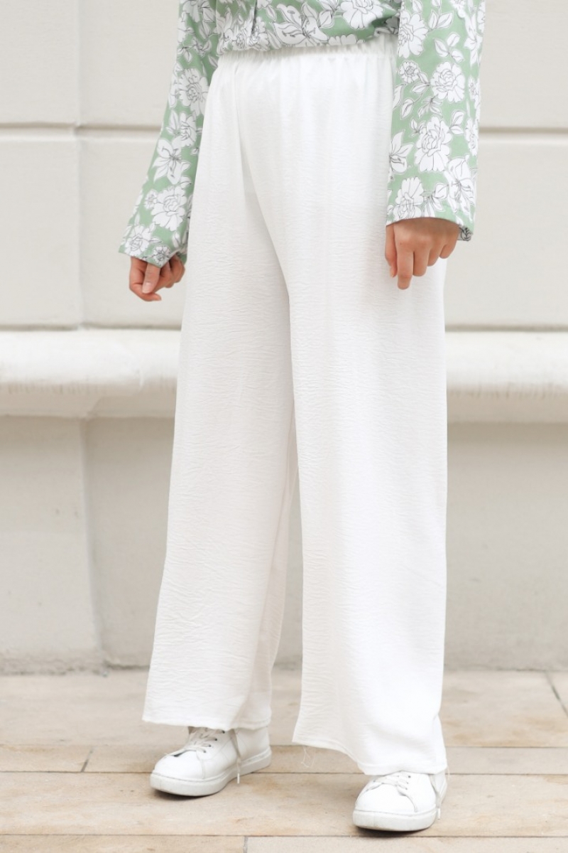 Lesia Beyaz Pantolon