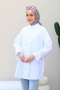 Levin Beyaz Tunik
