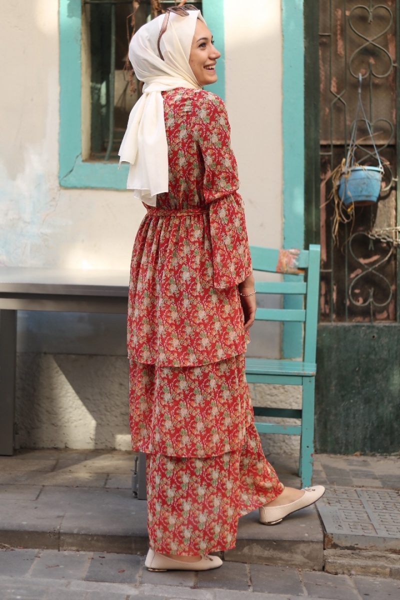 Liana Kırmızı Elbise